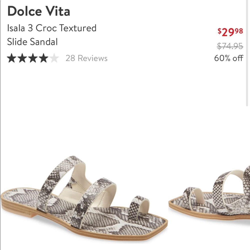 Dolce Vita Square Sandals Size 7